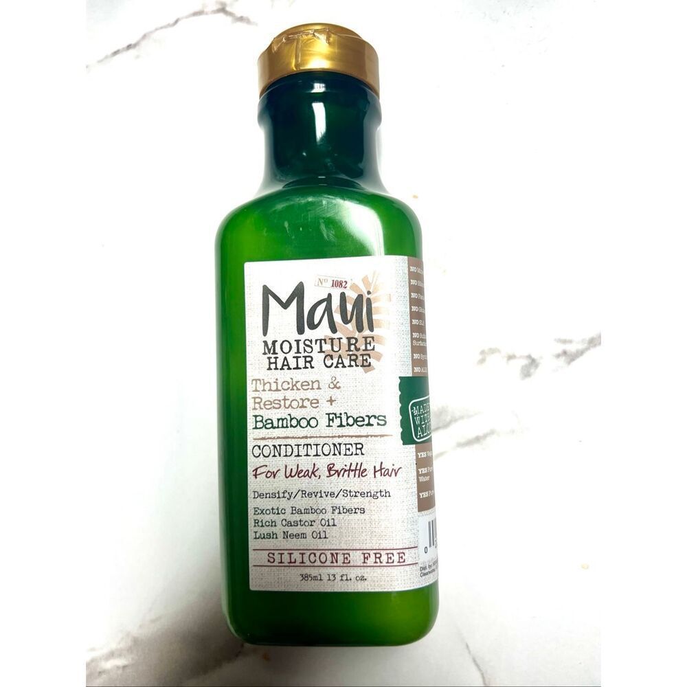 Maui Moisture Hair Care conditioner 13 fl. oz. Thicken & Restore + Bamboo Fibers